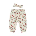 Dirkje | Broek met Haarband Girls Amour & Love Paws Antique White