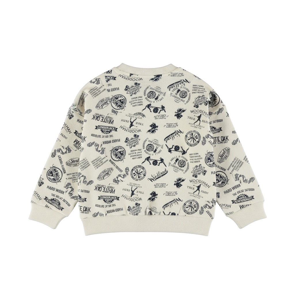 Dirkje | Sweater Boys Alphine Club Whisper White