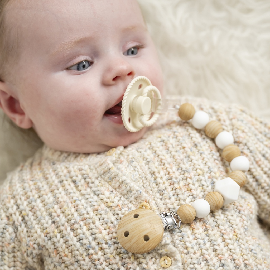 Nattou | Fopspeenketting Imitatiehout