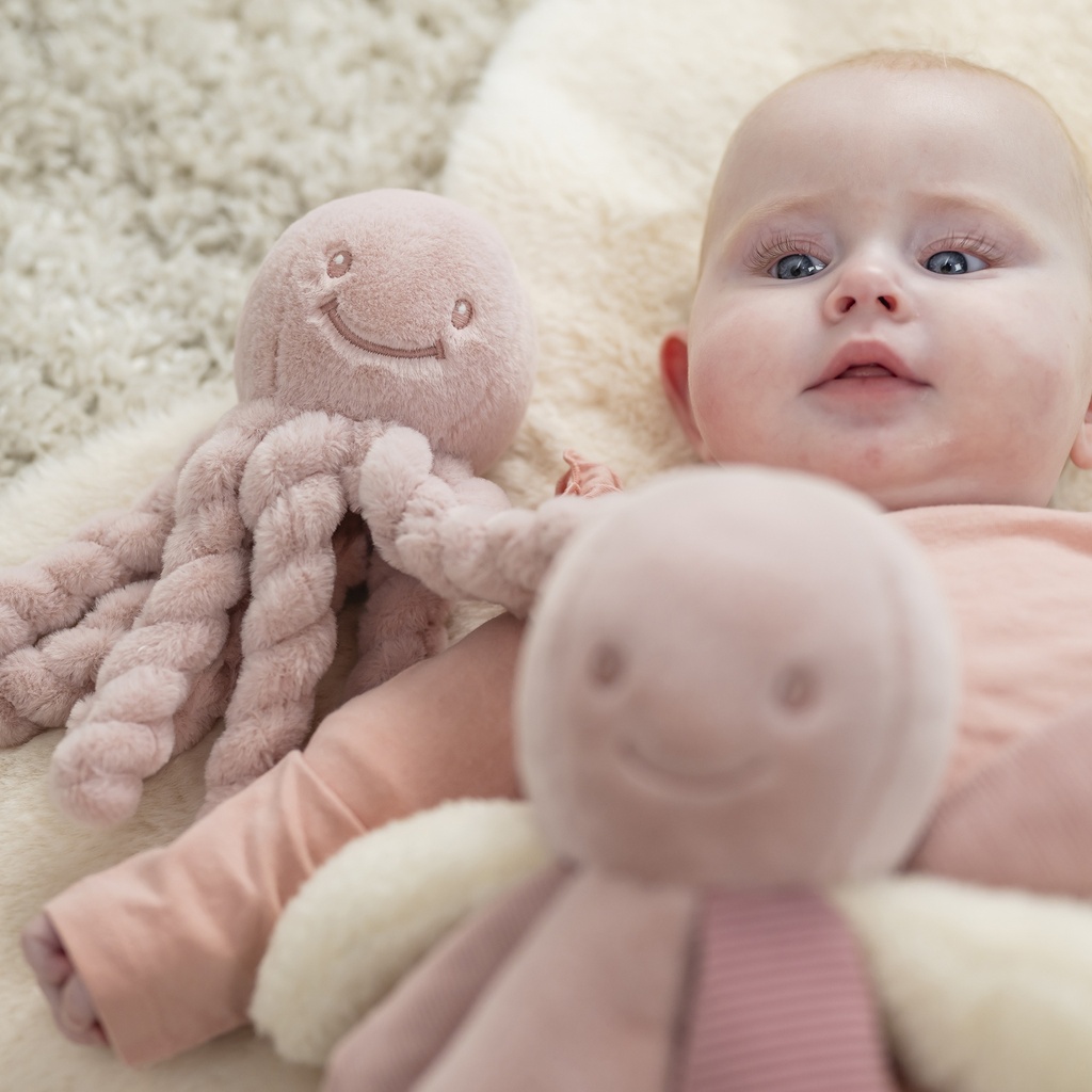 Nattou | Pluche Knuffel Octopus Lapidou Roze