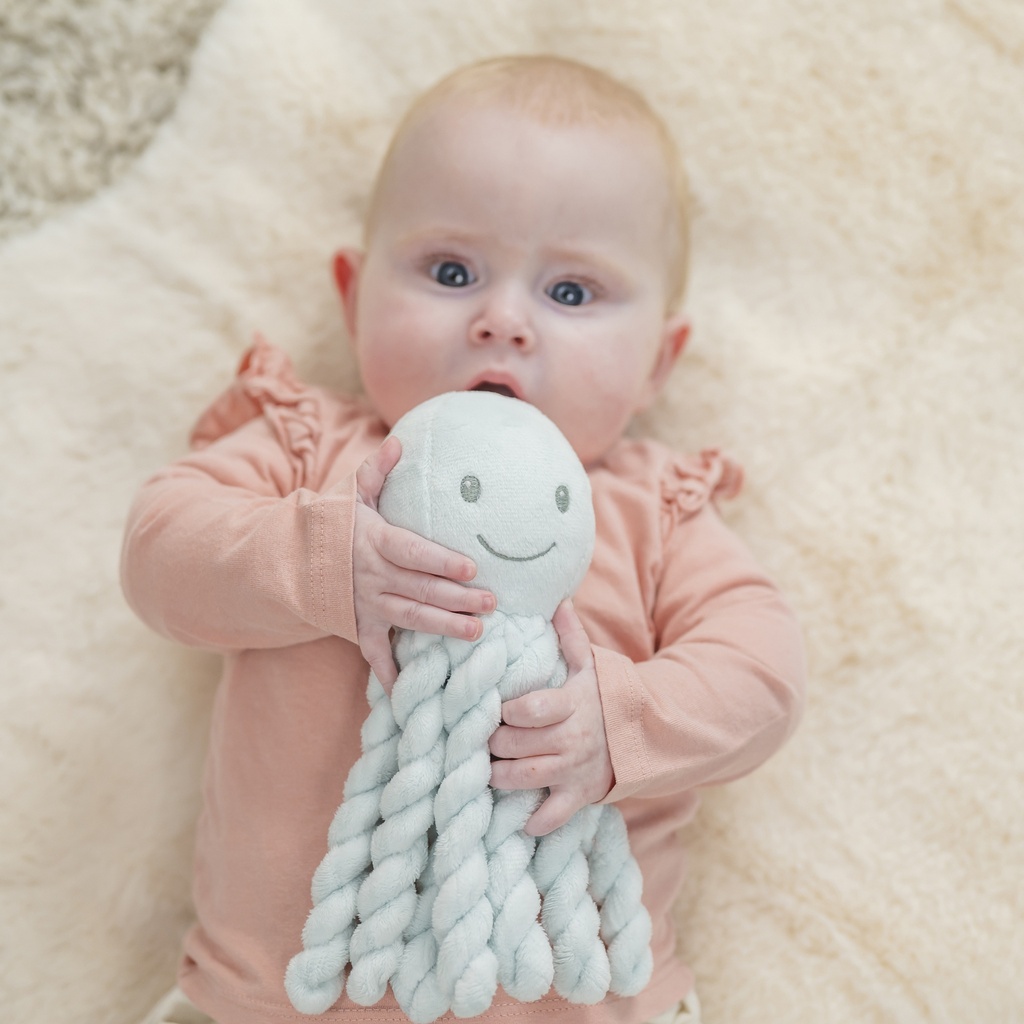 Nattou | Pluche Knuffel Octopus Lapidou Pastelblauw
