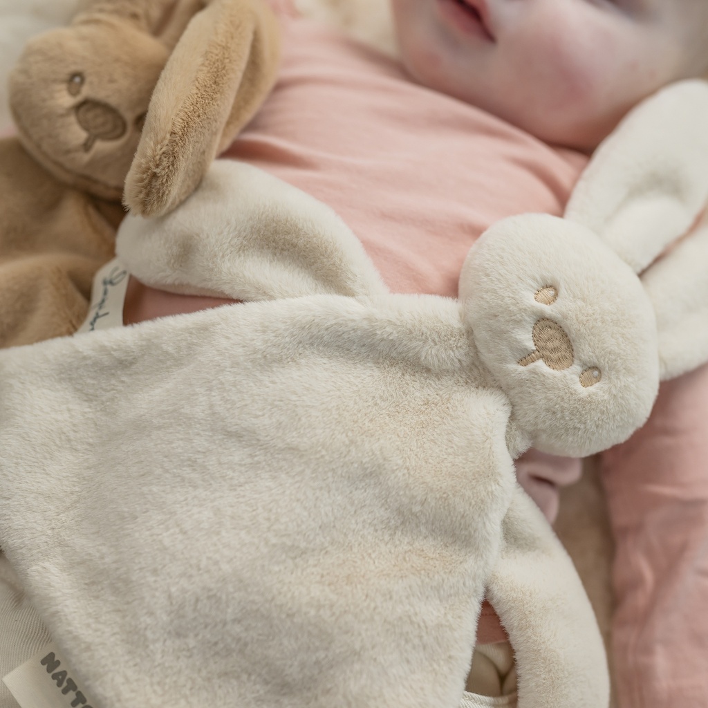 Nattou | Knuffeldoek Bunny Driehoek Zand