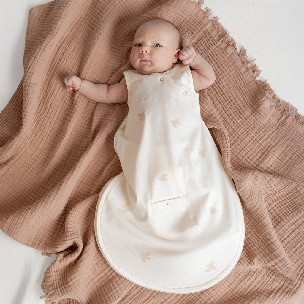 Bemini | Slaapzak Magic Bag Jersey Piuma Ecru 0.5TOG 1-4M  