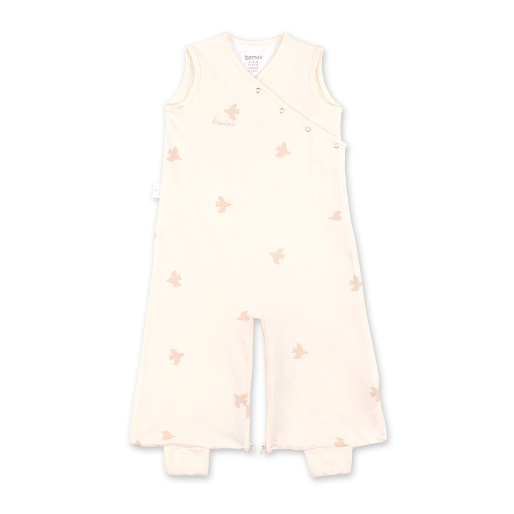 Bemini | Slaapzak Magic Bag Jersey Piuma Ecru 0.5TOG 4-12M  