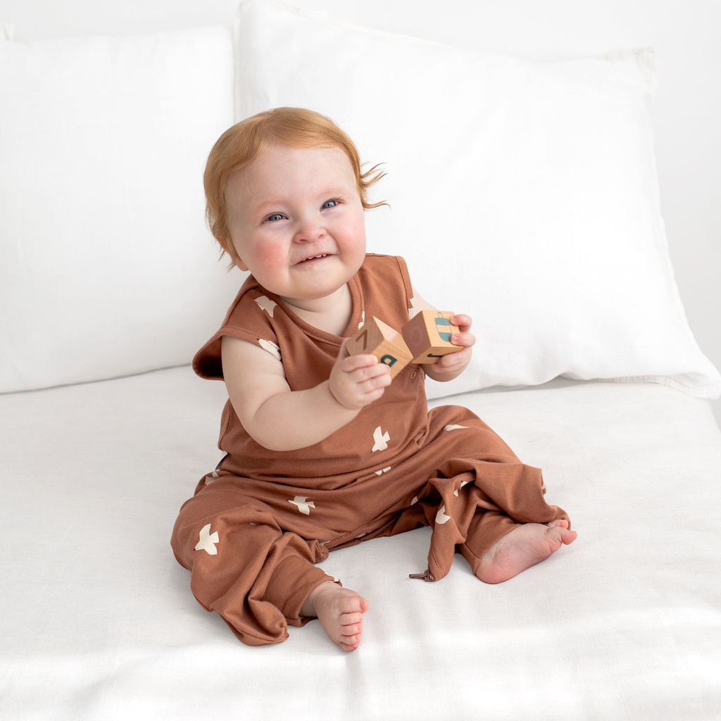 Bemini | Slaapzak Magic Bag Jersey Piuma Moka Bruin 0.5TOG 4-12M  