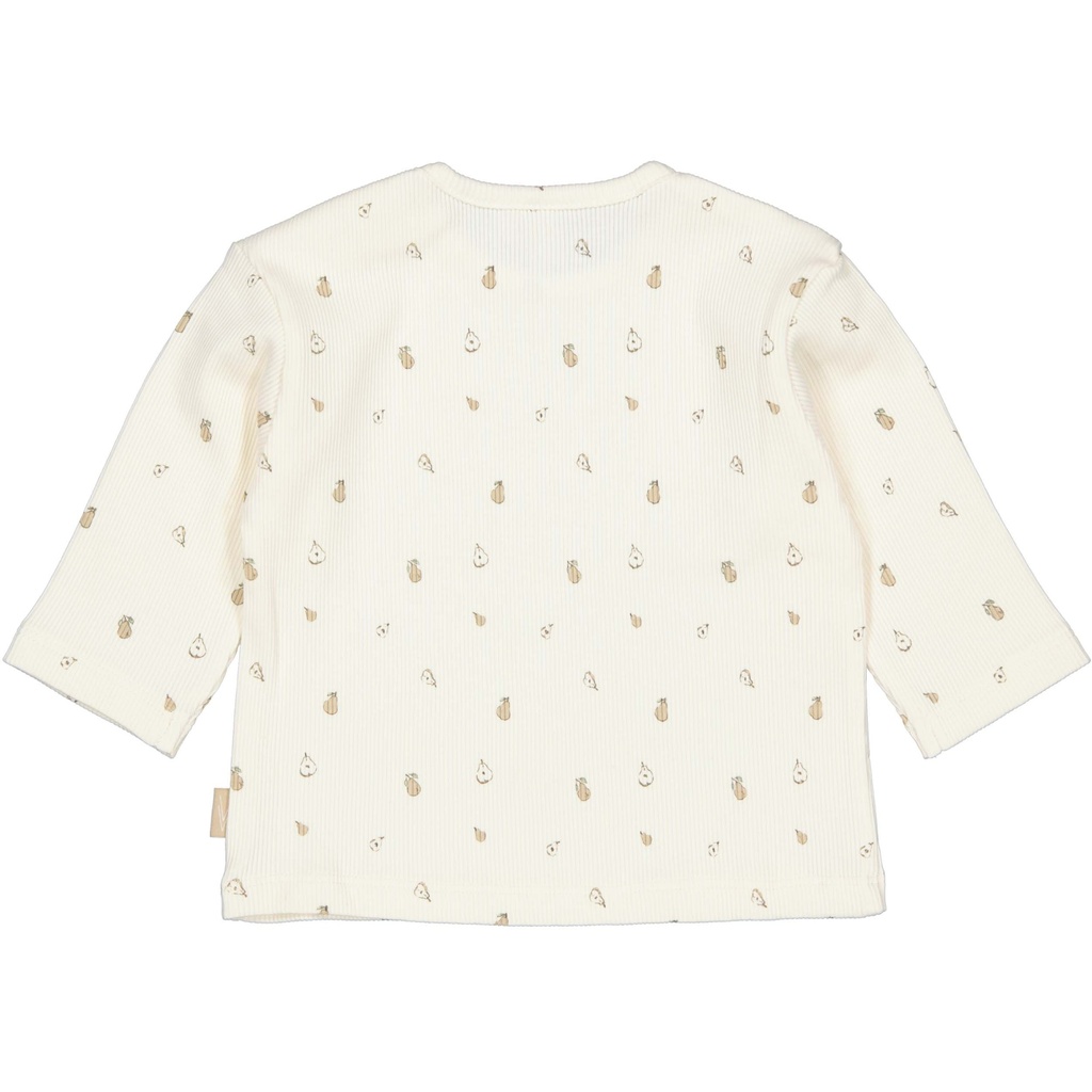 Levv | T-shirt Boys Nate Longsleeve AOP Peer Ecru