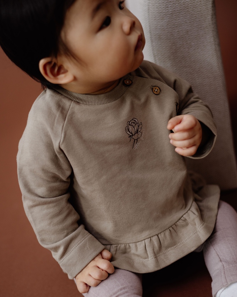 Levv | T-shirt Girls Nica Longsleeve Light Brown