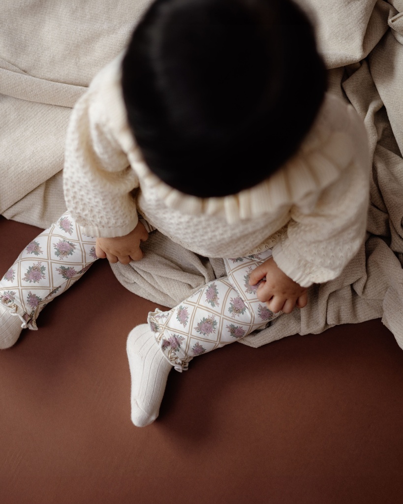 Levv | Legging Girls Nova AOP White Flower