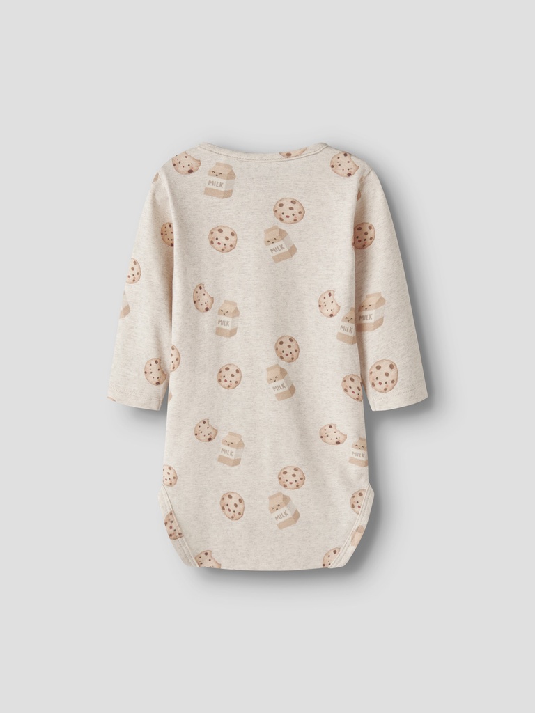 Name It | Body Uni Lookim Longsleeve Peyote Melange
