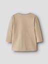 Name It | T-shirt Uni Obbi Longsleeve Sesame
