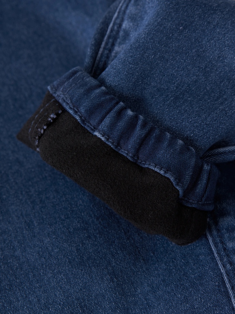 Name It | Broek Girls Rose Denim Fleece Dark Blue