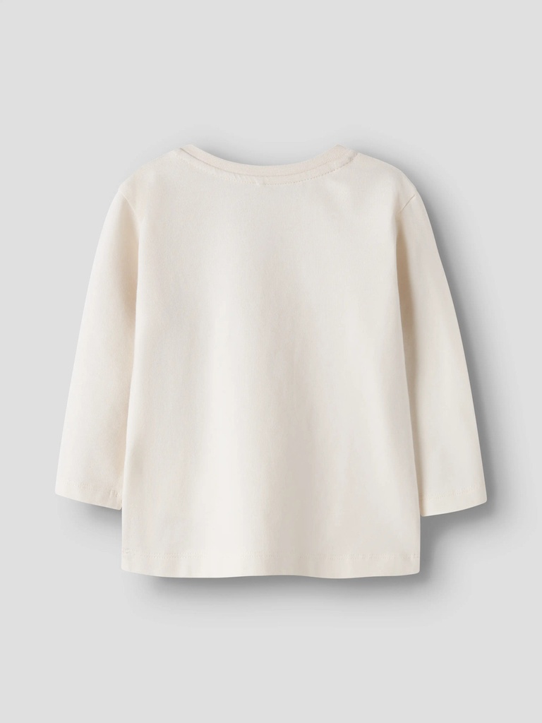 Name It | T-shirt Boys Karse Longsleeve Antique White