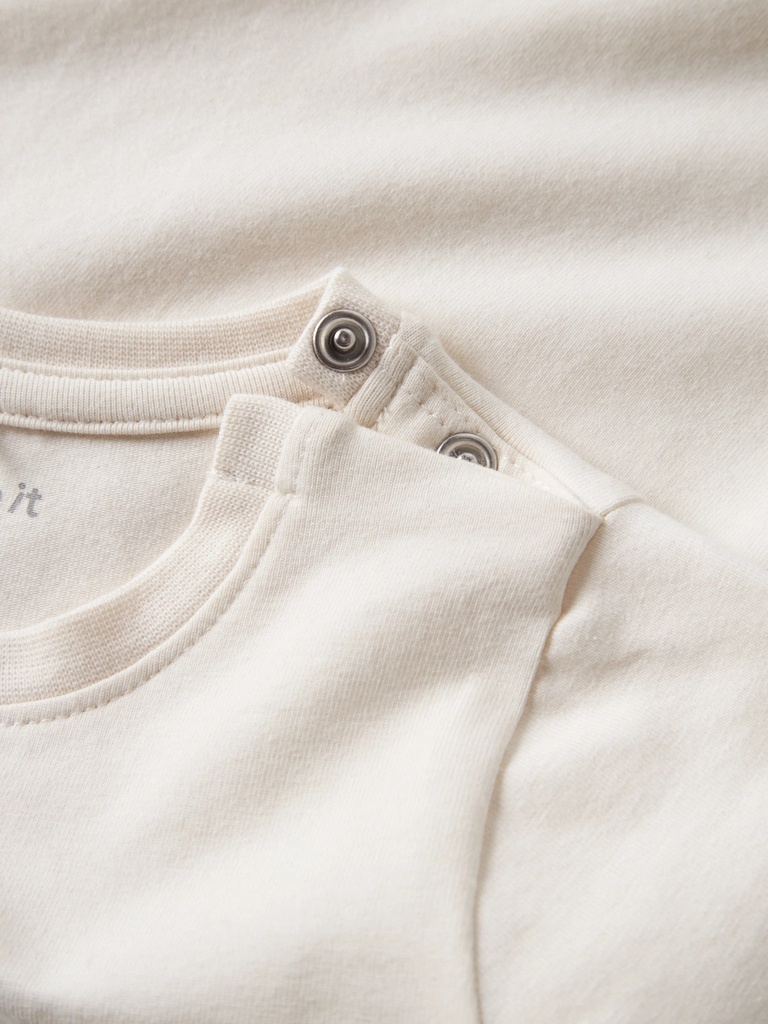 Name It | T-shirt Boys Karse Longsleeve Antique White