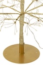J-Line | Beeld Kerstboom Led Warm Wit Ijzer Goudkleurig 40x40x120cm