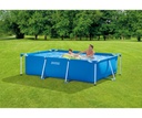 Intex | Zwembad Rechthoekig Metalen Frame met Duurzaam Doek 2282 liter 260x160x65 cm