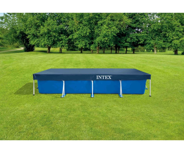 Intex | Zwembadzeil Afdekzeil Rectangular Pool Cover PVC Blauw Rechthoekig 450x220x84 cm