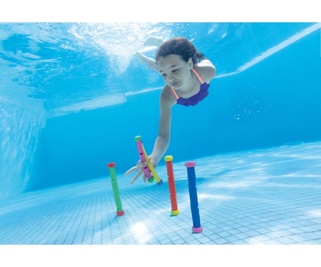 STRANDSPEELGOED, Underwater Play Sticks, multikleur, uni, kunststof