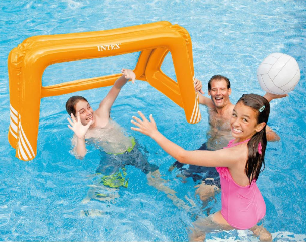 STRANDSPEELGOED, Fun Goals Game, oranje, uni, kunststof