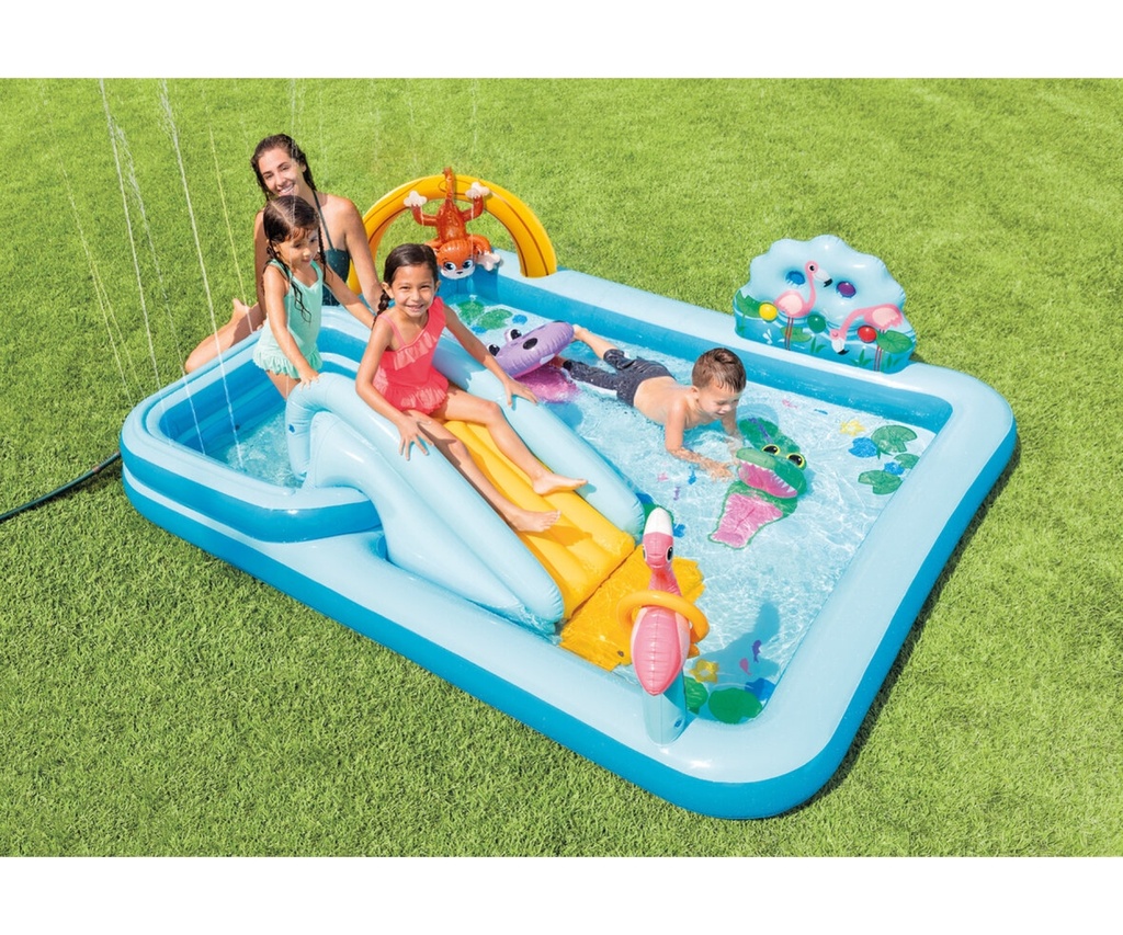 Intex | Zwembad Jungle Avontuur Speelcenter Kinderzwembad 257x216x84cm