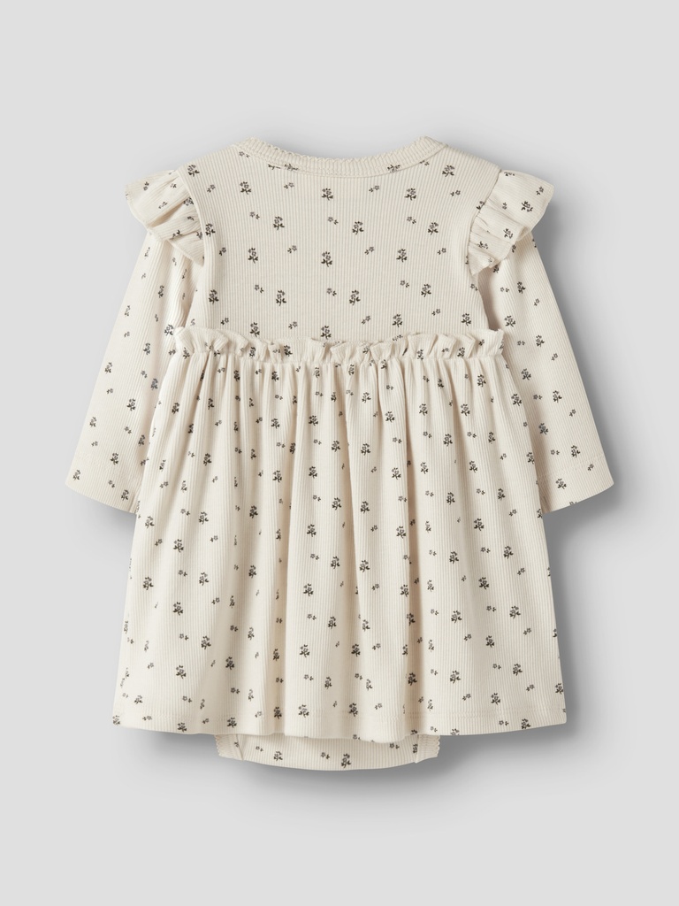 Lil'Atelier | Jurk Girls Lago Longsleeve Turledove