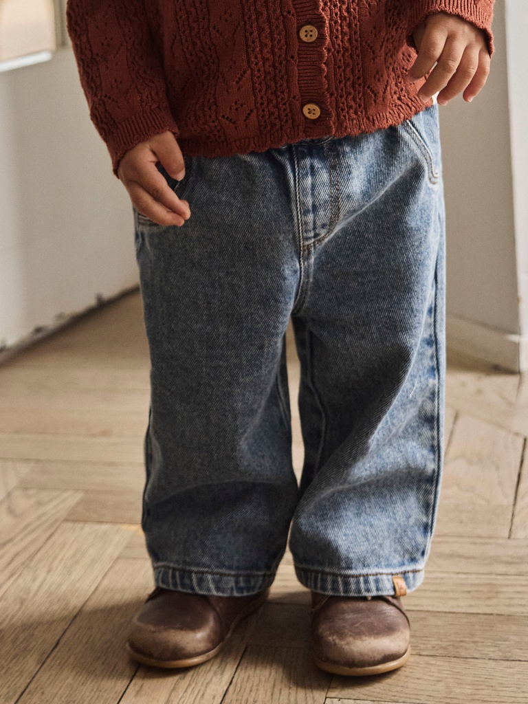 Lil'Atelier | Broek Girls Karole Denim Medium Blue