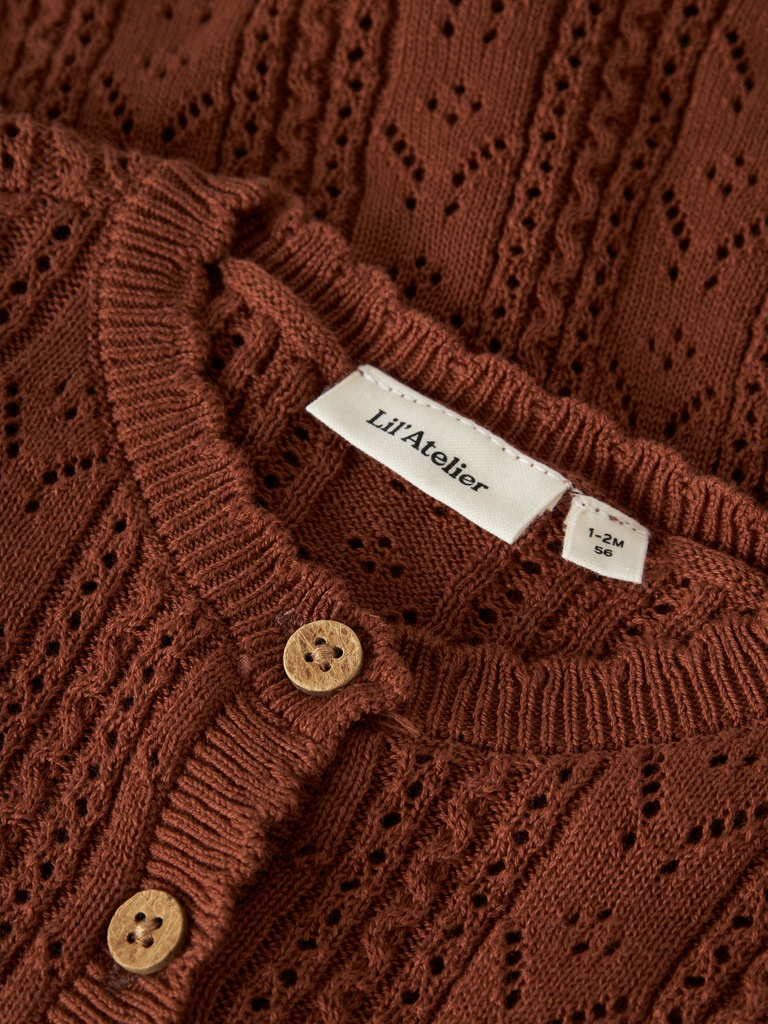 Lil'Atelier | Vest GIrls Kajsa Maple Syrup