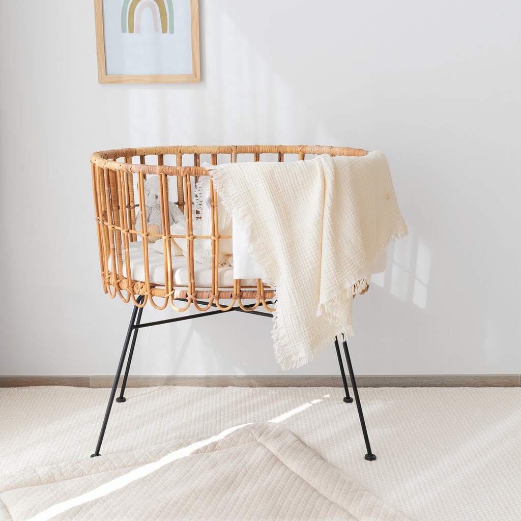 Bemini | Deken Double Swaddle 0.5TOG Ecru 80x100cm