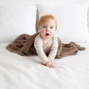 Bemini | Deken Knitted Muffin Bruin 80x100cm