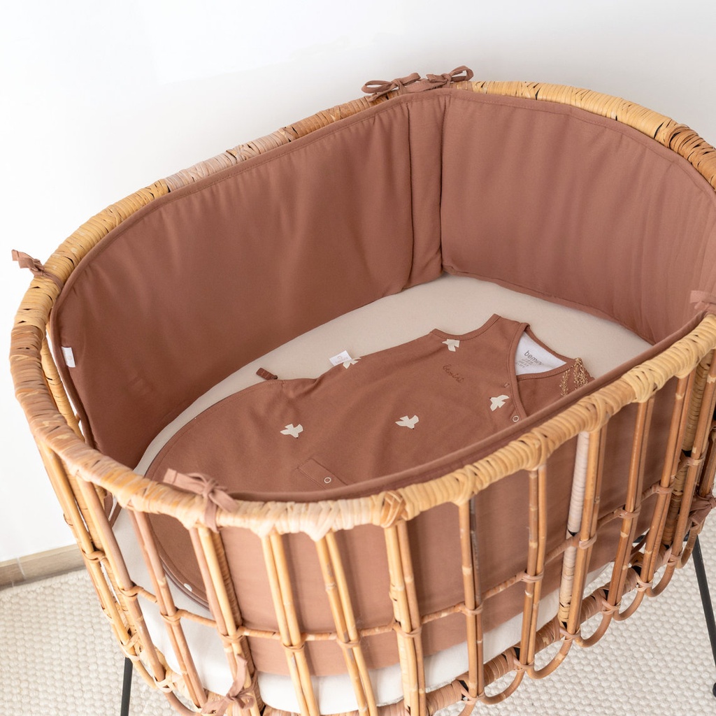 Bemini | Park/Bedomrander Woven Cotton Moka 30x180cm