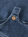 Lil'Atelier | Jurk Girls Obello Denim Dark Blue