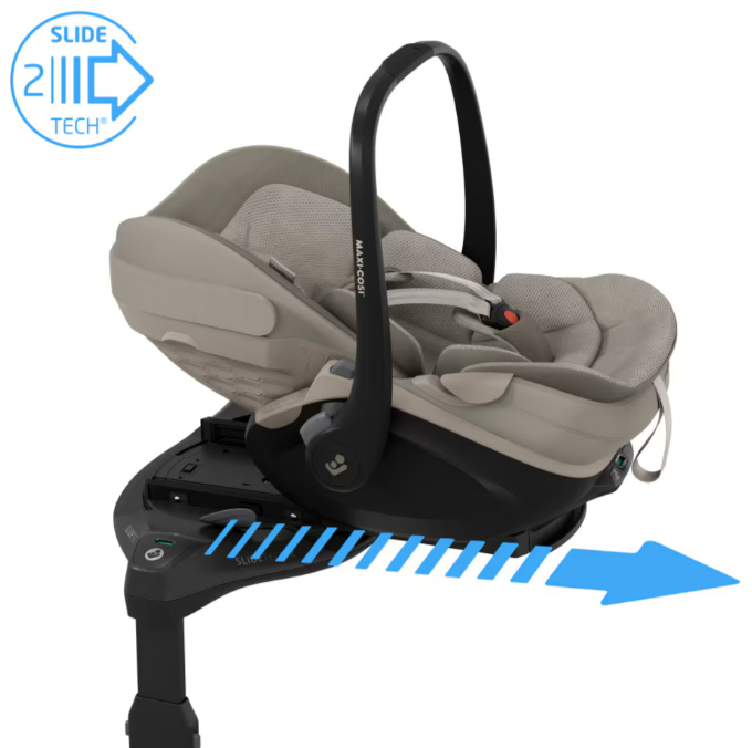 Maxi-Cosi | Autostoel Pebble Slide Pro Saphire Sand Gr 0+