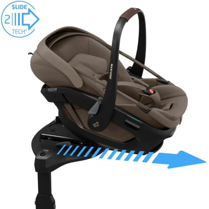 Maxi Cosi | Autostoel Coral Slide Pro Oak Truffle Gr 0+