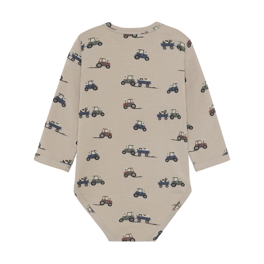 Minymo | Body Boys Longsleeve Feather Grey