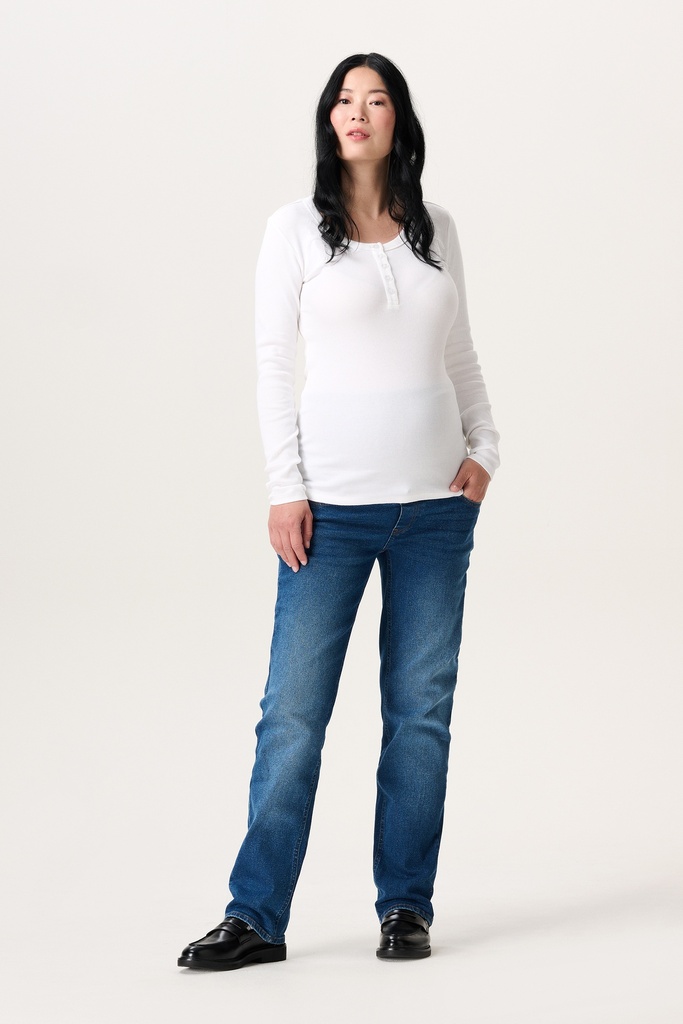 Noppies Maternity | Broek Straight Fit Denim Light Blue
