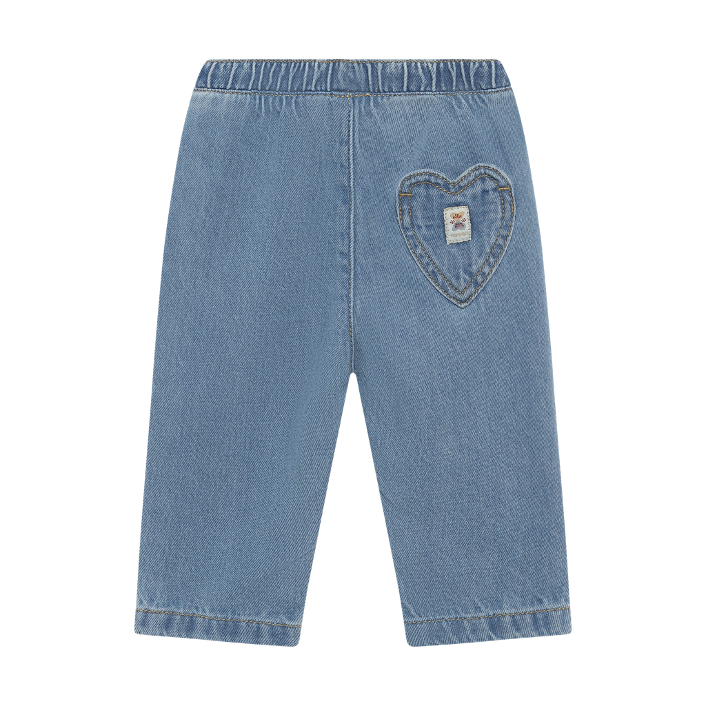 A Tiny Story | Broek Girls Denim Light Blue