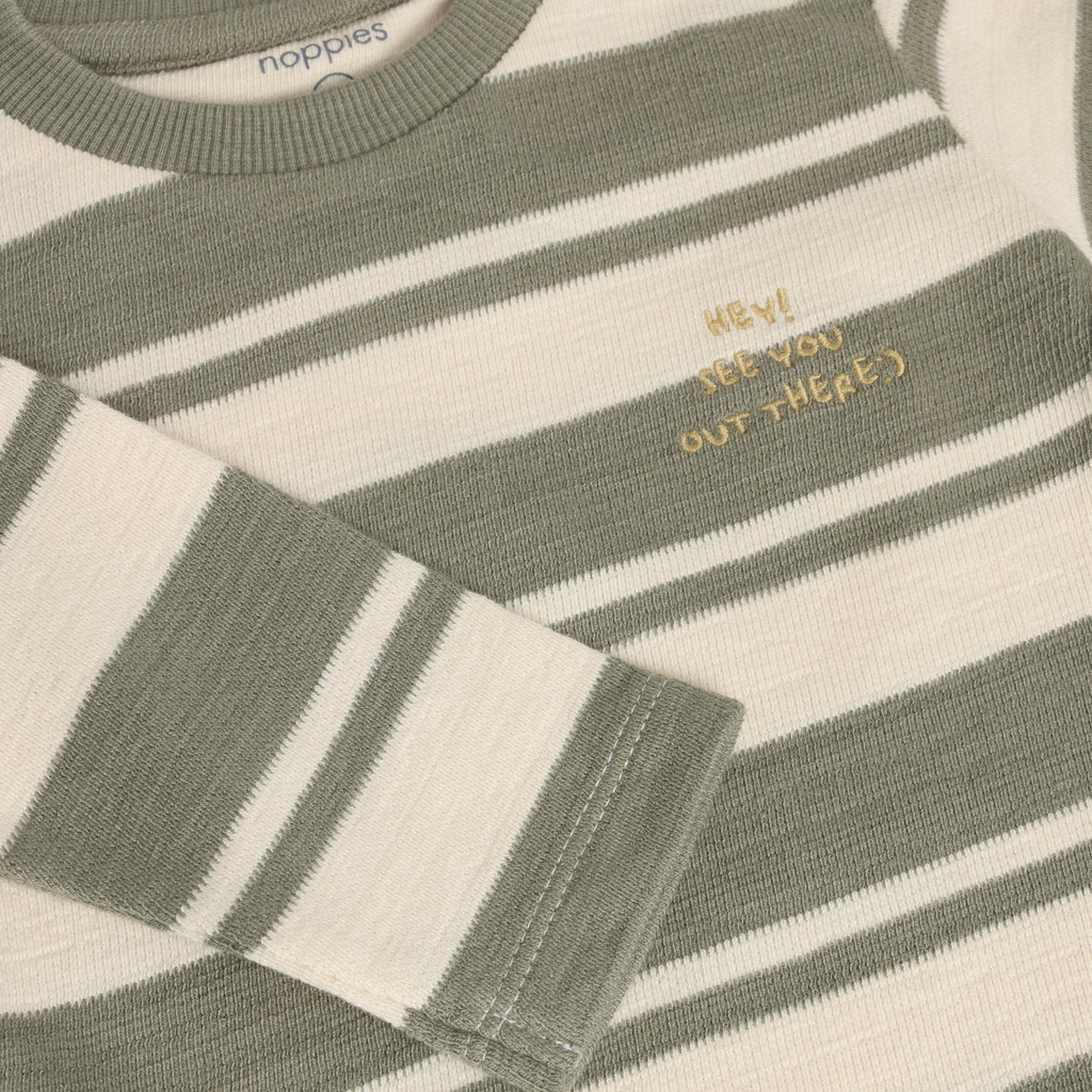 Noppies | T-shirt Boys Longsleeve Stripes Vetiver