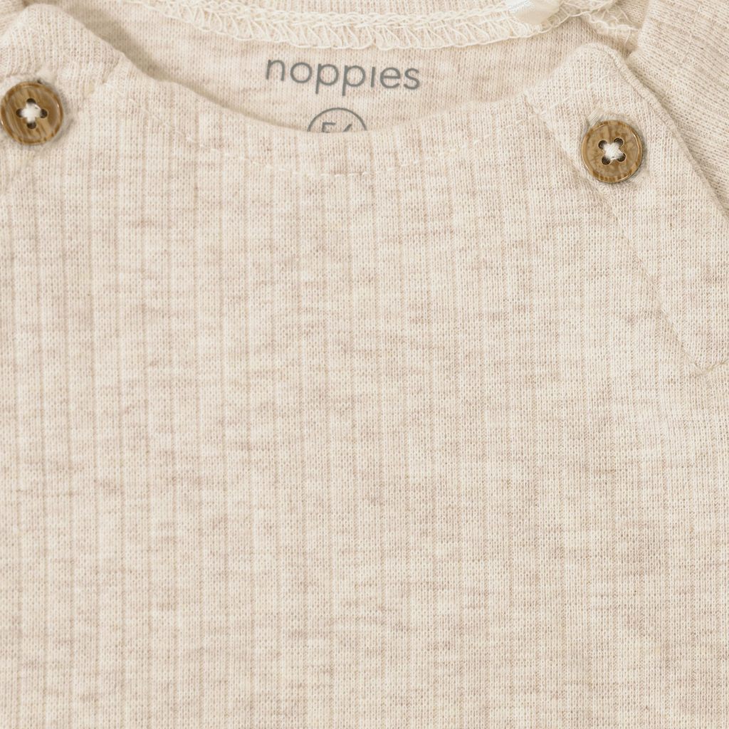 Noppies | T-shirt Uni Longsleeve Sand Melange