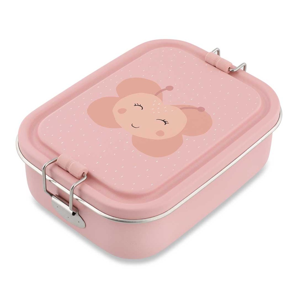 Trixie | Brooddoos Klein Mrs. Butterfly Roze 17x13x6cm