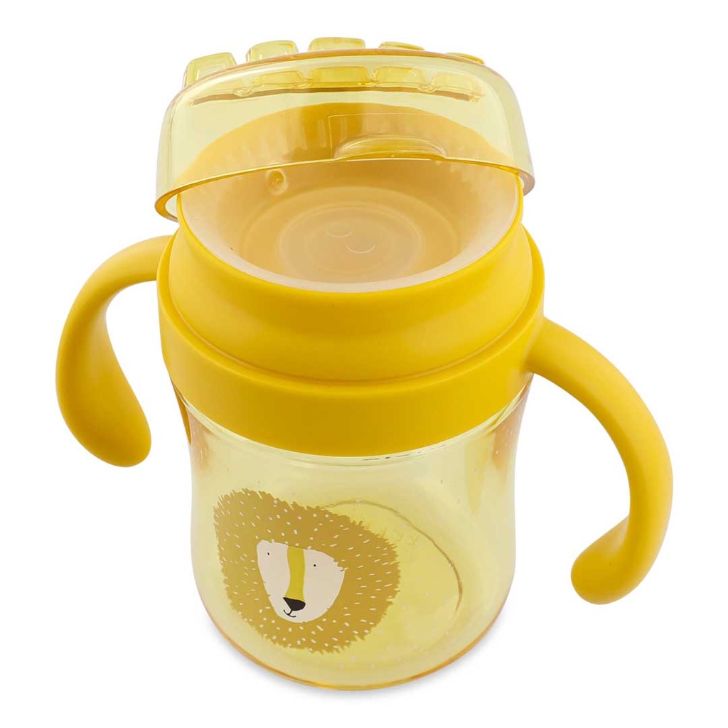 Trixie | Drinkbeker 360° met Handvaten Mr. Lion Geel