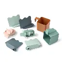 Liewood | Speeltafel Sepp Sandy - 20 delige set met deksel 