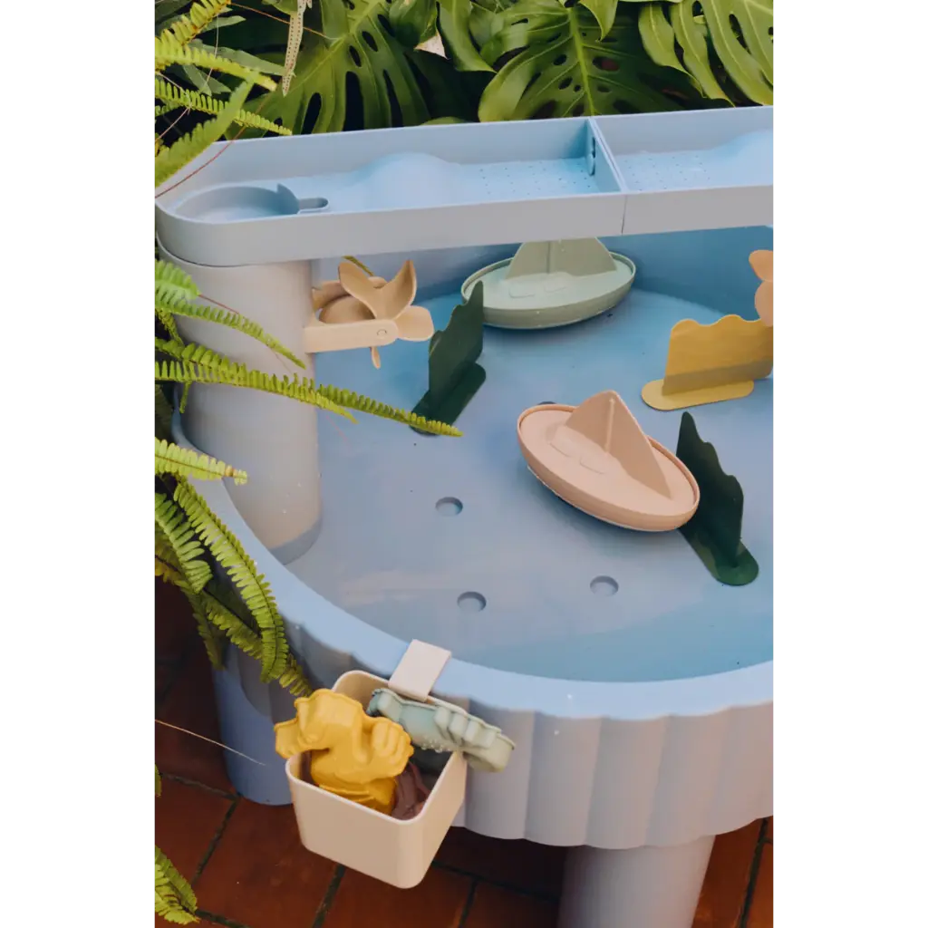 Liewood | Speeltafel Sepp met Deksel Beach Blue 20-delig