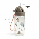 Done by deer | Drinkfles Tiny Trails Straw Bottle Sand/Zand 350ml