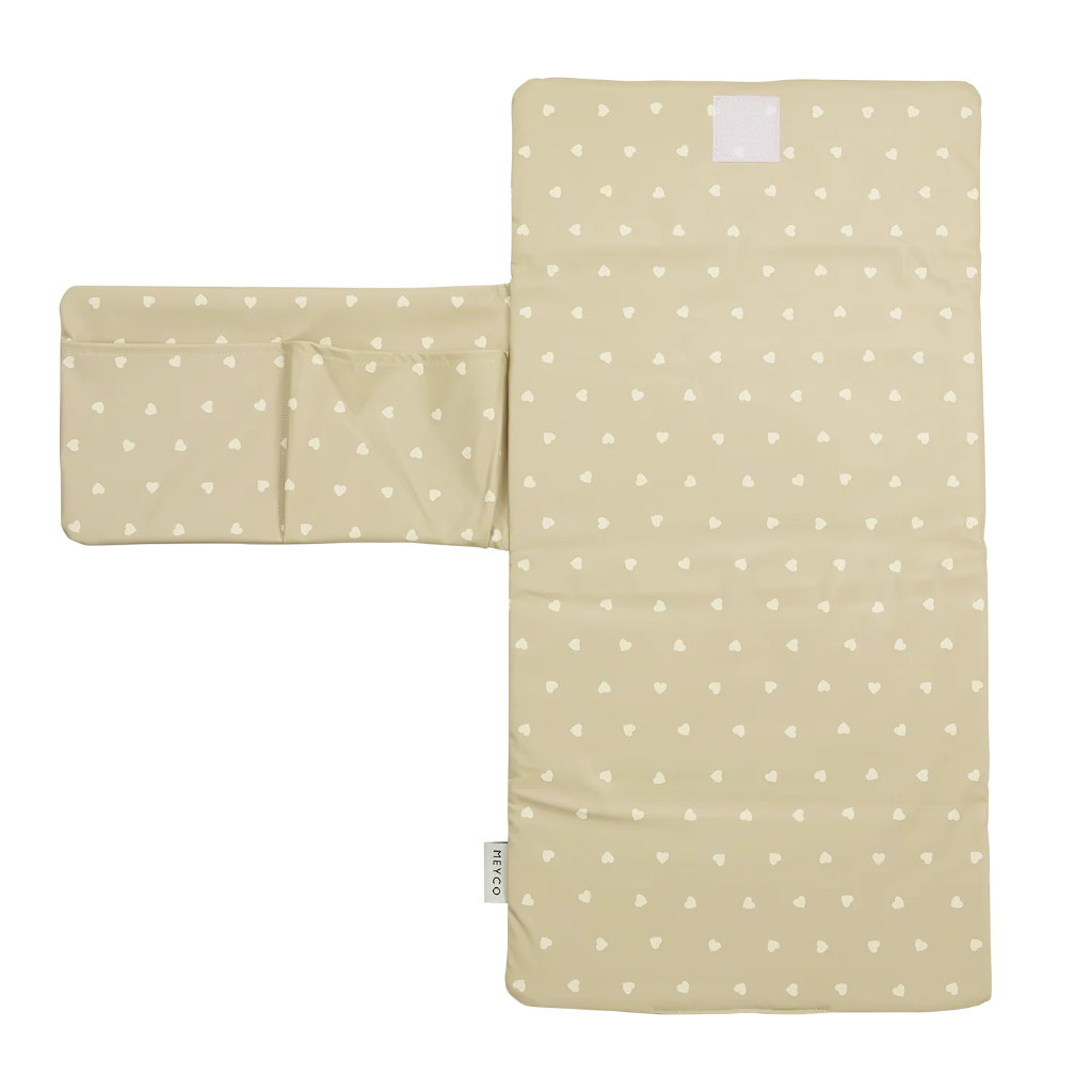 Meyco | Luiermatje Sweet Heart Sand/Soft Sand 