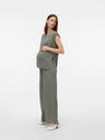 Mamalicious | Broek Sabine Wide Agave Green