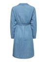 Mamalicious | Jurk Valetta Longsleeve Denim Medium Blue