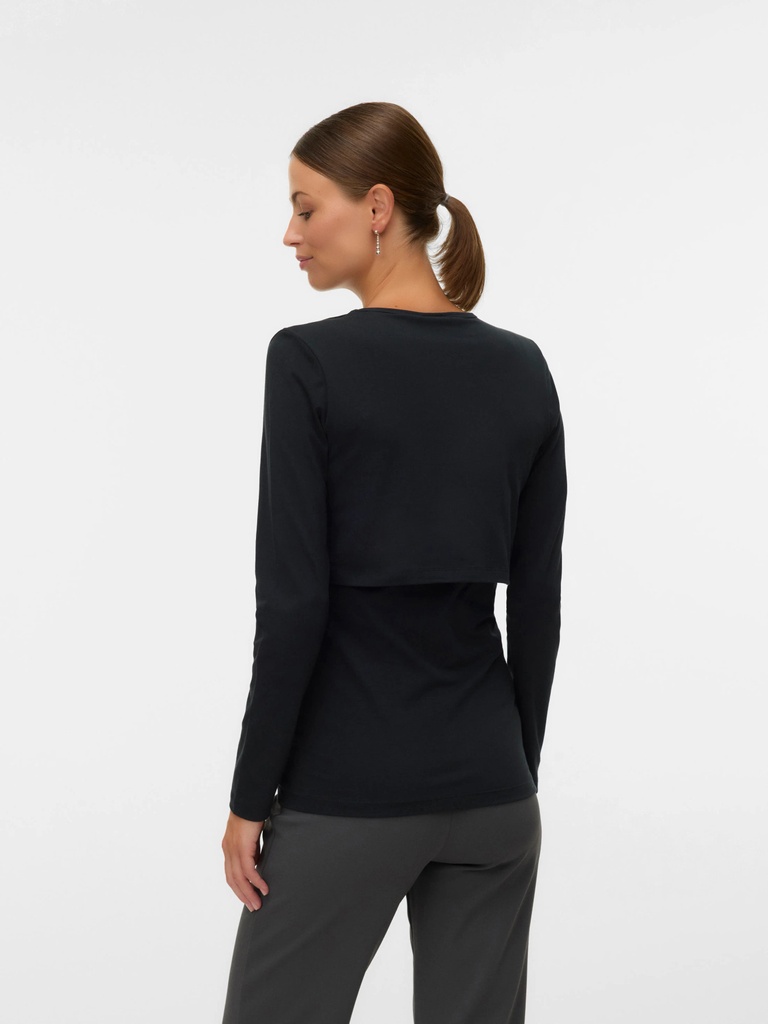 Vera Moda | T-shirt Kerrie Nursing Longsleeve Black
