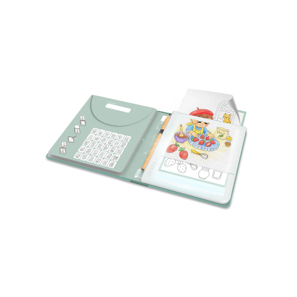 Kidywolf | Tekentablet Kidydraw Pad Food Around The World 6Y+