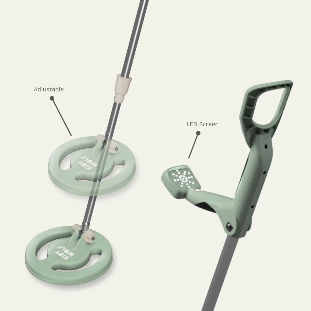 Kidywolf | Metaal Detector Kidymetal Groen
