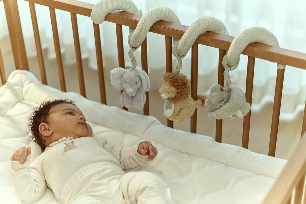 Little Dutch | Activiteitenspiraal Safari Friends Groen Textiel GRS
