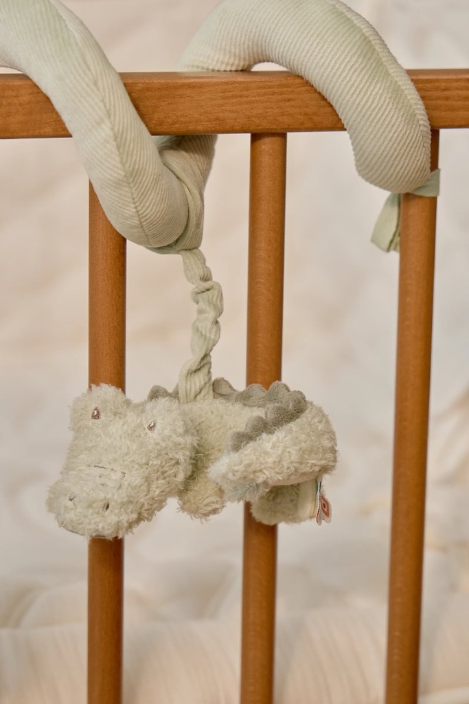 Little Dutch | Activiteitenspiraal Safari Friends Groen Textiel GRS